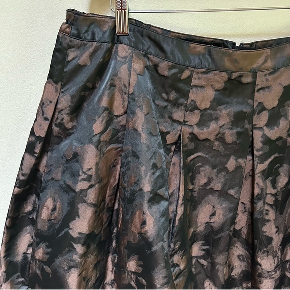 Talbots ~ new ~Women’s Petite Pleated Abstract Taffeta Full Skirt in size 20 WP - Picture 3 of 10